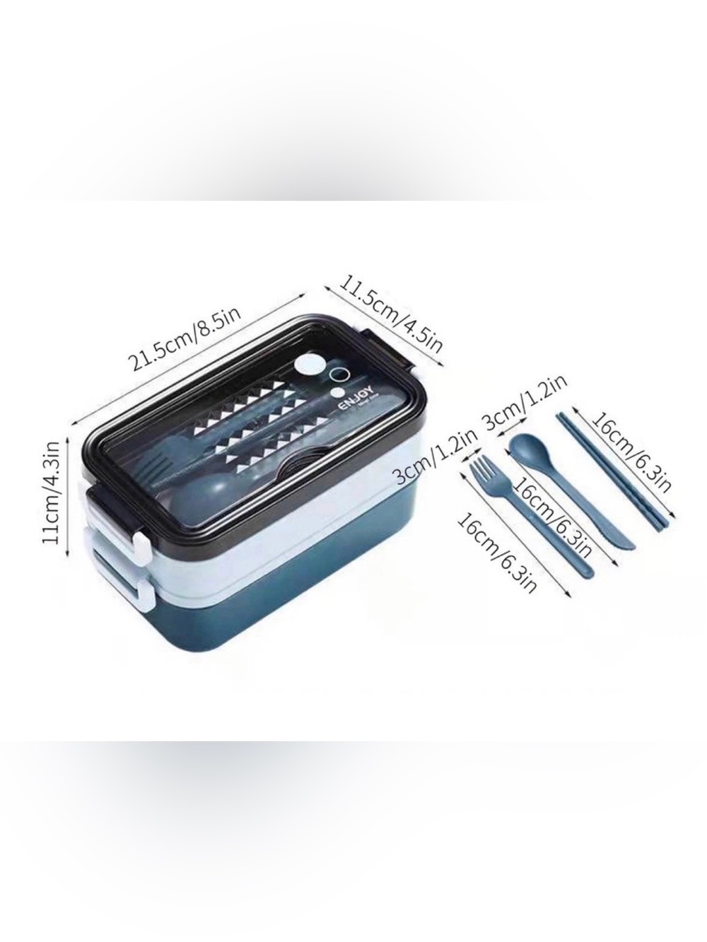 Stackable Bento Lunch Box Meal Prep Container - Picture 9 of 9